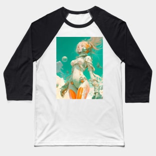 Astronaut anime girl Baseball T-Shirt